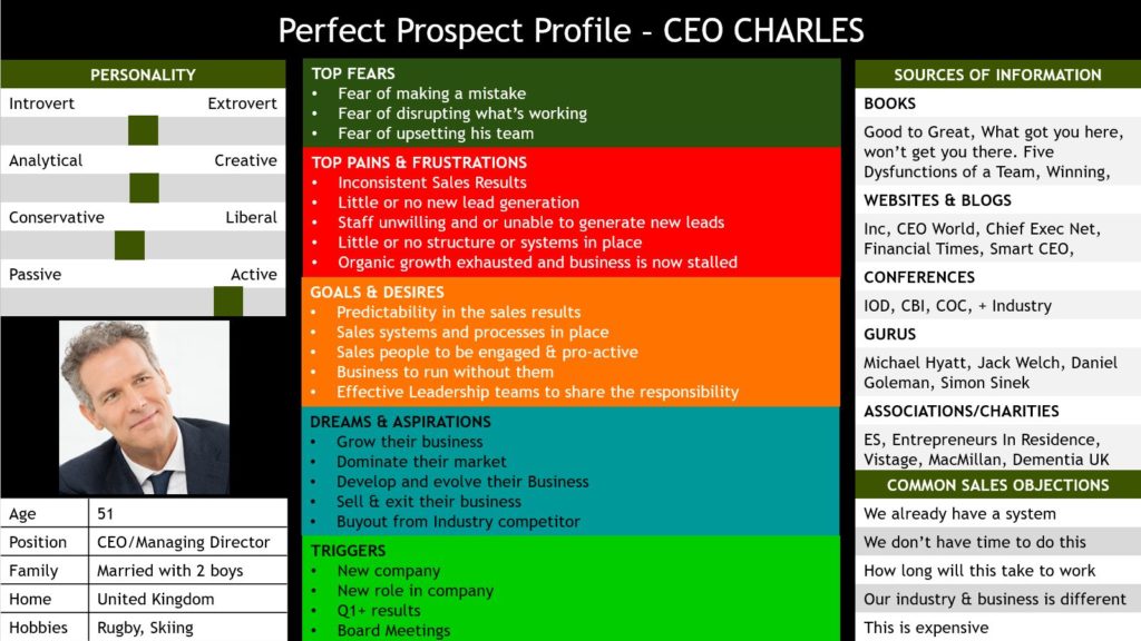 Sales Prospect Profile Example