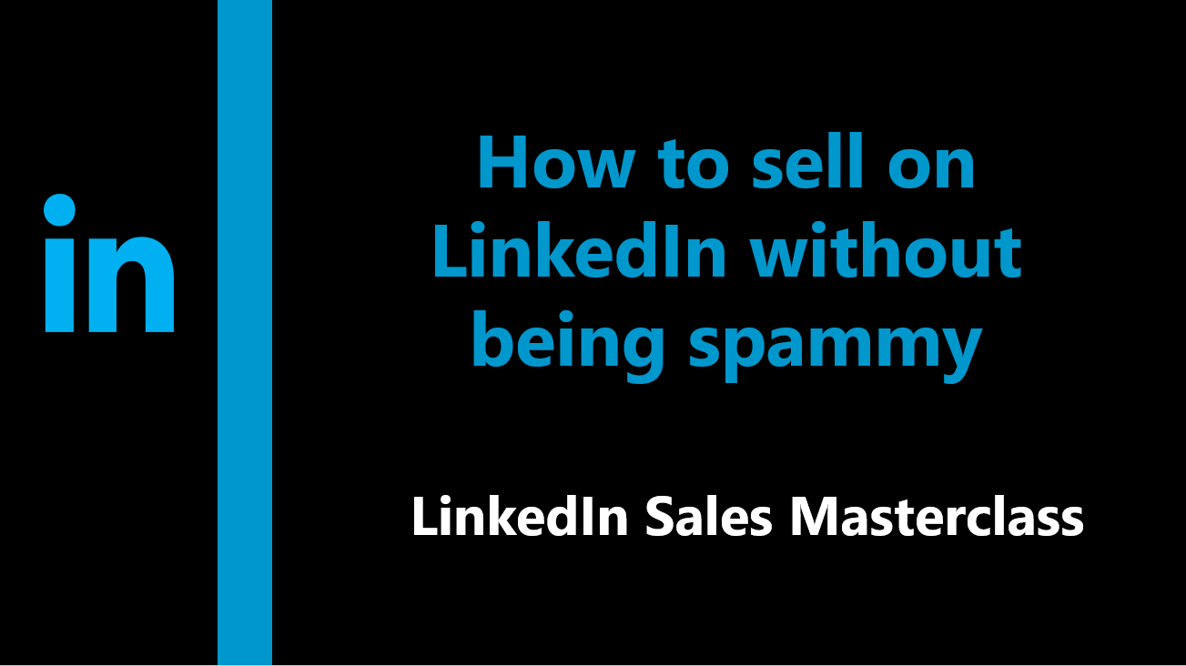 How to sell on LinkedIn Header