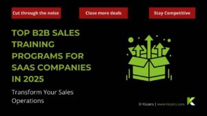 Top B2B Sales Training Programs for SaaS Companies in 2025