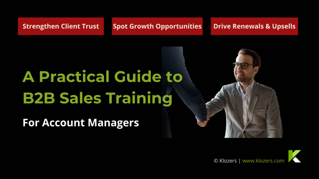 B2B Sales Training for Account Managers